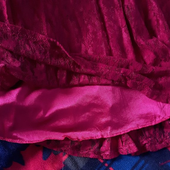 🌸 3 for $20 🌸 NWOT Burgundy Lace Dress - Picture 4 of 4